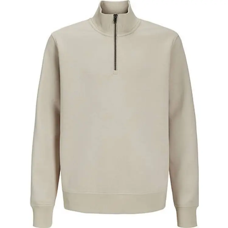 Jack & Jones Jje Bradley Sweatshirt Half Zip Beige