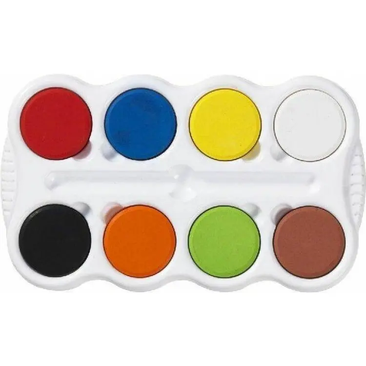 Panduro Tempera vattenfärg 8 st palett