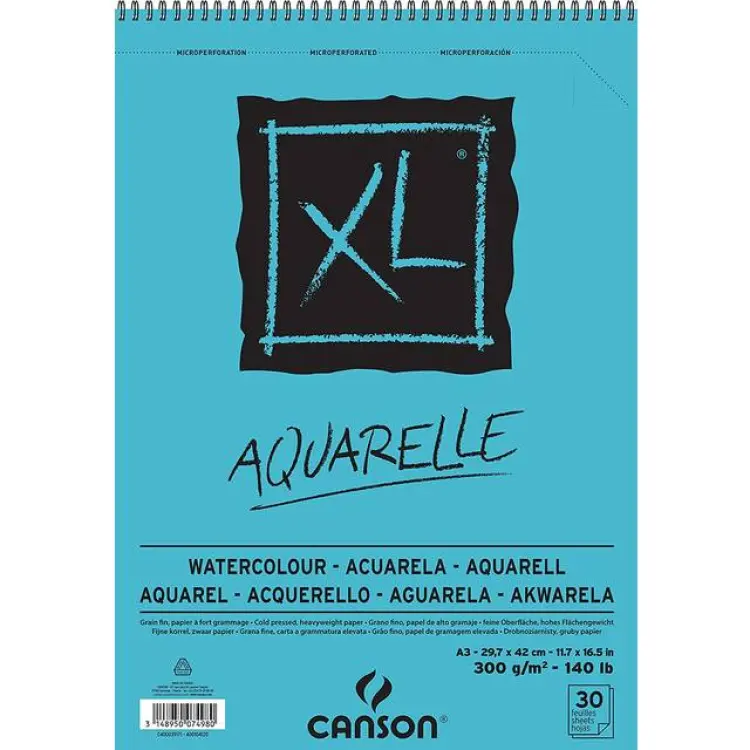 Canson XL Aquarelle A3 300g 30 sheets