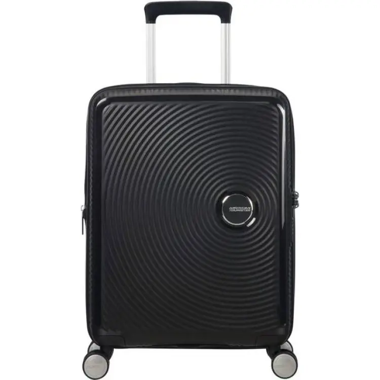 American Tourister Soundbox Spinner Expandable 55cm - Black