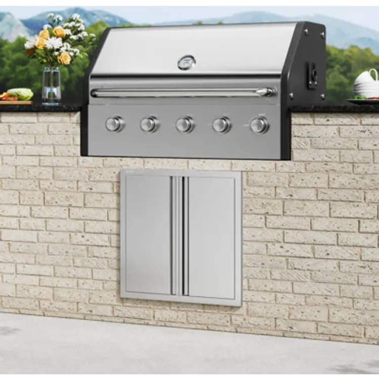 VEVOR Grilldörr 61 B x 61 H cm