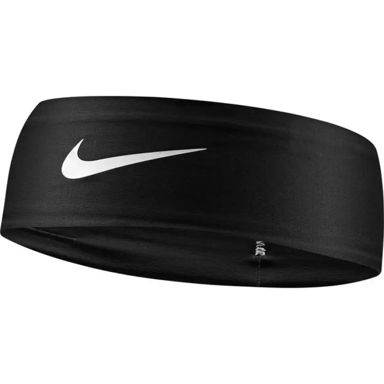 Nike Dri-fit Fury Classic Headband Träningskläder - Black/White