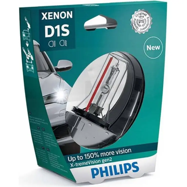 Philips D1S X-tremeVision Xenon Lamps PK32d-2