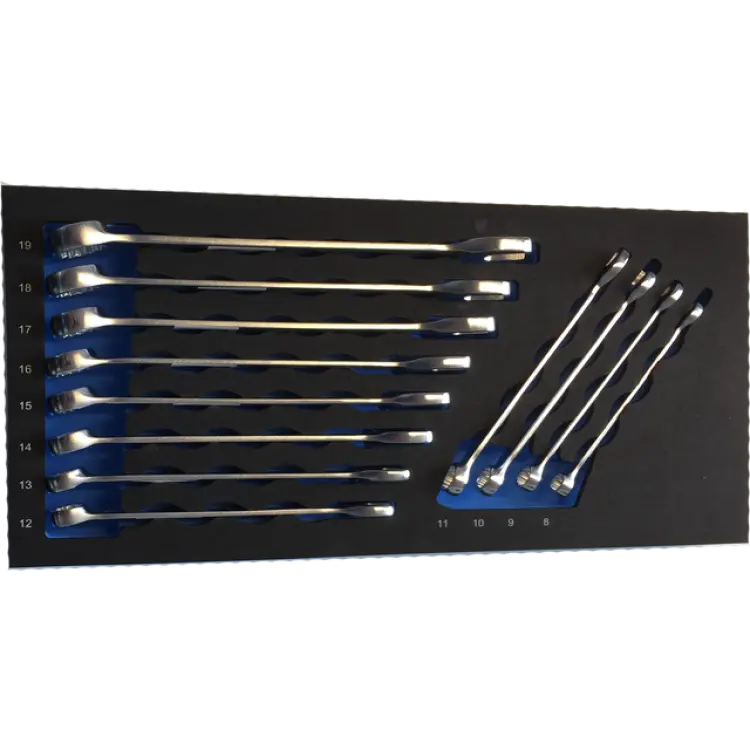 Bato Ringnyckelsats 8-19 mm EVA 1/3 U-ringnyckel