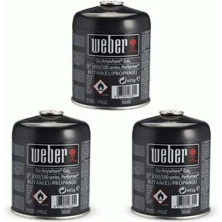 Weber Disposable Gas Bottle 445g Fylld flaska