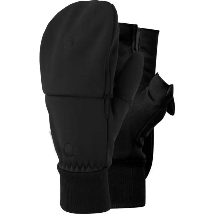 Trekmates Rigg Convertible Mitten Handskar - Black