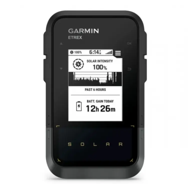 Garmin eTrex Solar GPS Navigator Med Solenergiladdning
