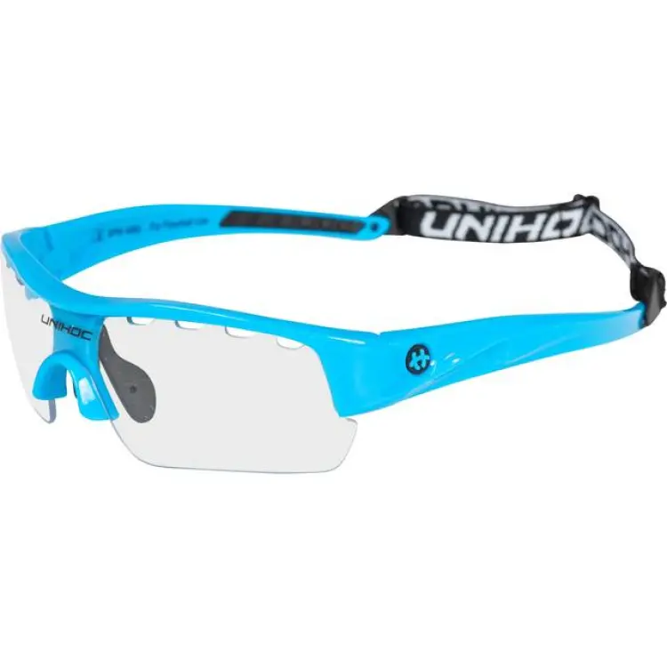 Unihoc Innebandyglasögon Victory Jr Hard Case Blue