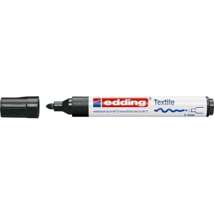 Edding 4500 Textilpenna 001 Black