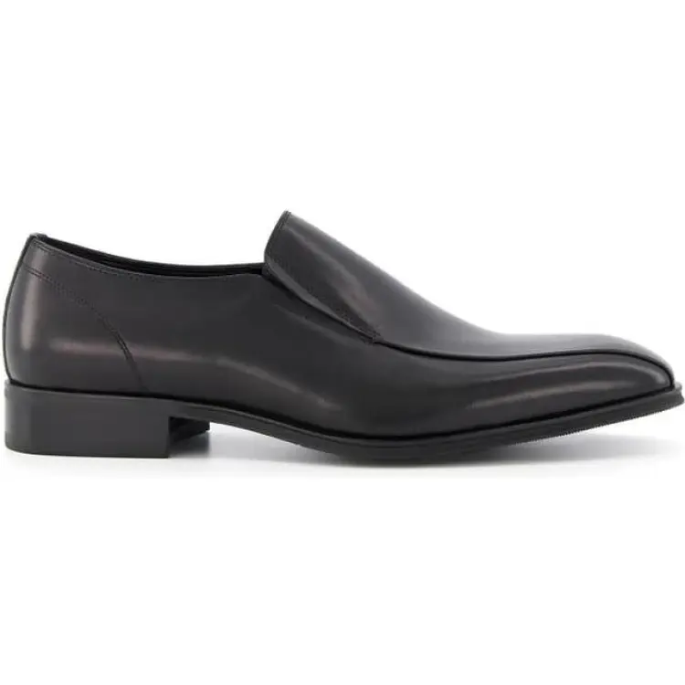 Dune London Standard Fit Solutions Toecap Double Monk Shoes - Black
