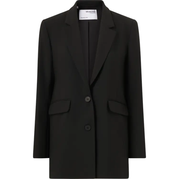 Selected FEMME Kavaj slfRita LS Blazer Svart
