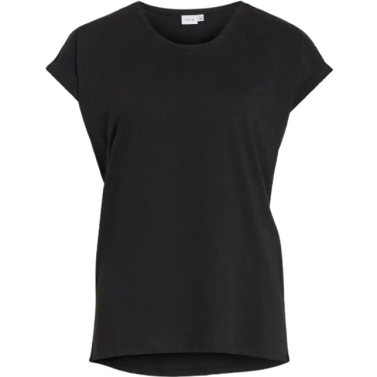 Vila Dreamers Round Neck T-shirt - Black