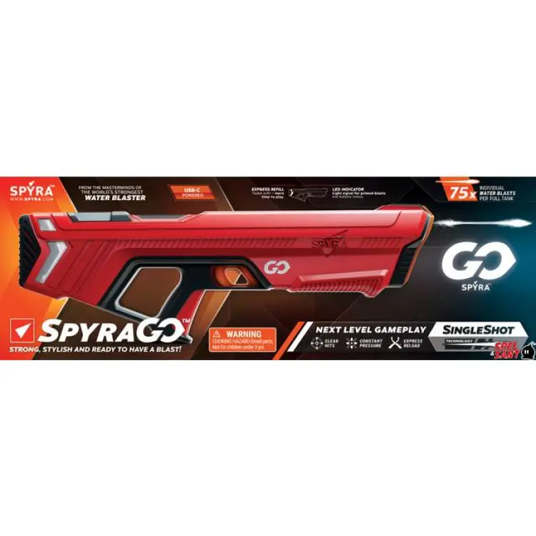 Spyra Vattenpistol SpyraGo Red