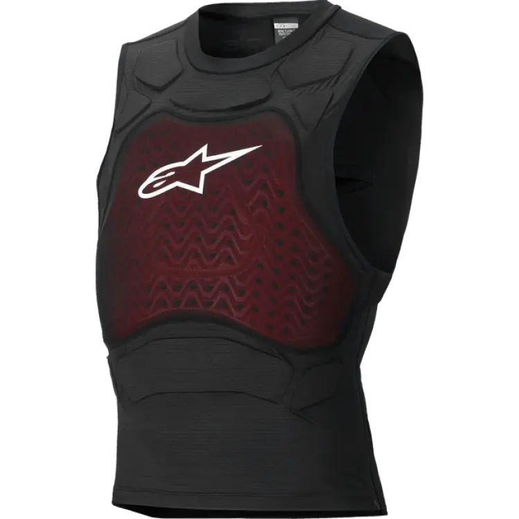 Alpinestars Bionic Plasma LT Cross-skyddsväst - Svart/Vit