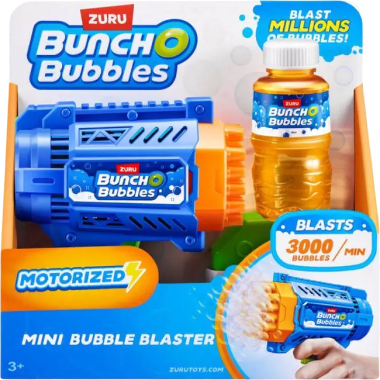 Zuru Pistol för Såpbubblor Zuru BunchO Mini Bubble Blaster 20 x 20 x 7 cm Blå