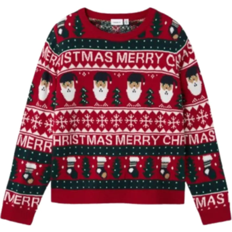 Name It Christmas Sweater - Jester Red (13234471)