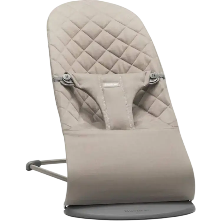 BabyBjörn Bouncer Bliss Woven Classic Quilt Sand Grey