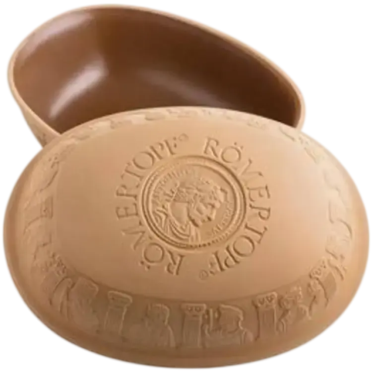 Römertopf Classic Maxi Lergryta 8 Pers Terrakotta med lock