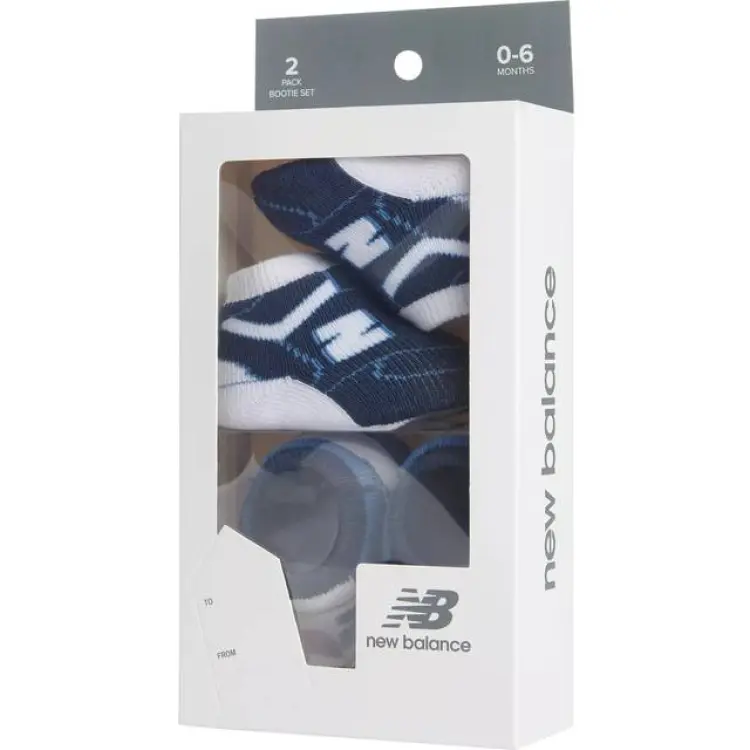 New Balance Babytossa NB Classics 2 Pack Bootie Set - Blå