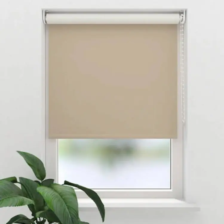 Soluna Rullgardin Mörkläggande V4 Taupe 100x190 cm