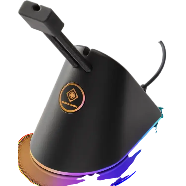 Deltaco Gaming RGB Mouse Bungee - Black