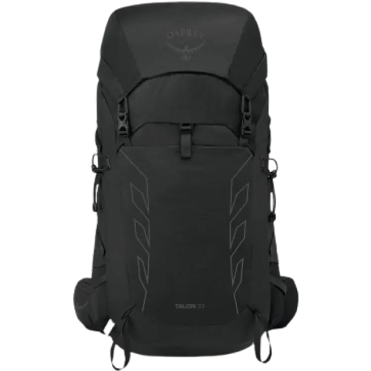 Osprey Talon 33 Vandringsryggsäck Black Coal Grey