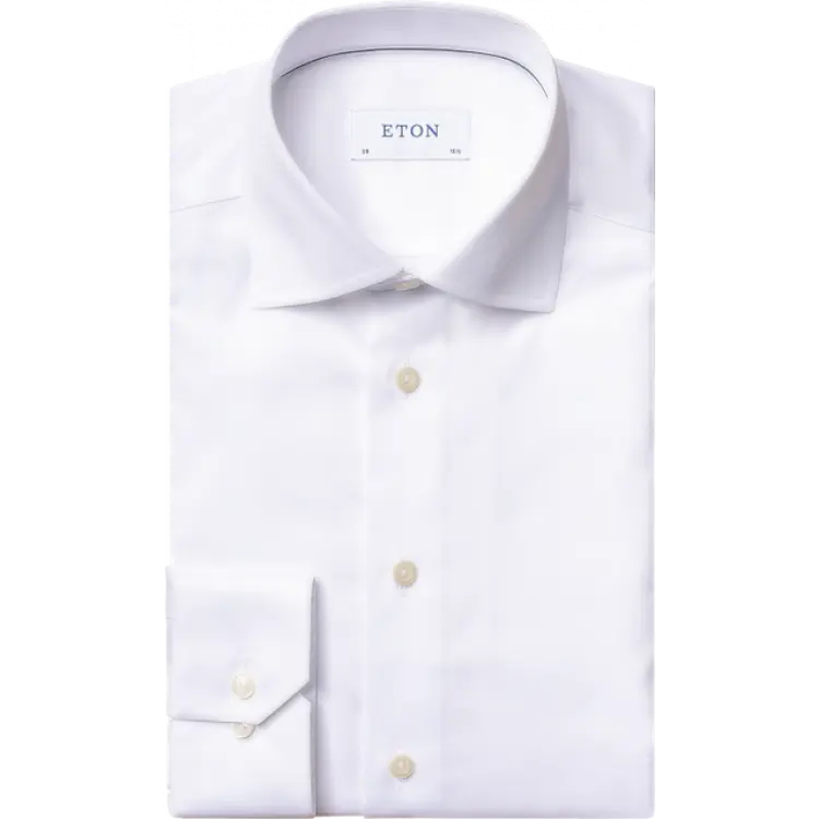 Eton Signature Twill Shirt - White