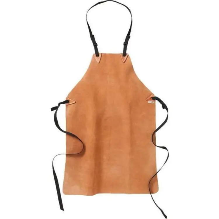 Fristads 9330 LTHR Förkläde Svart, Brun (87x56cm)