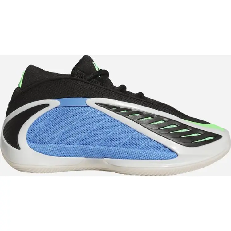 adidas Anthony Edwards 2 Skor För Barn Blue Fusion Zero Metalic Lime Burst