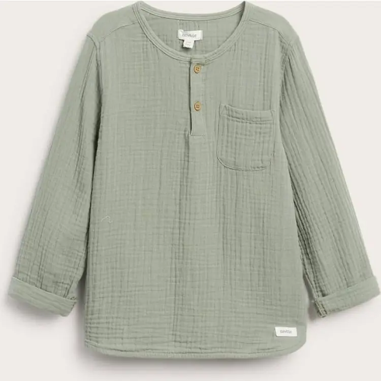 Newbie Långärmad Topp Muslin