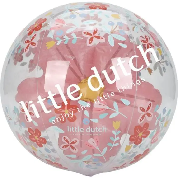 Little Dutch Pink Flowers Beach Ball 35cm