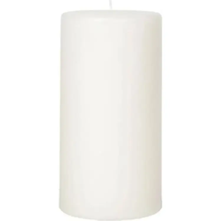 Broste Copenhagen Church Pillar Candle Vit H 20 cm Stearinljus
