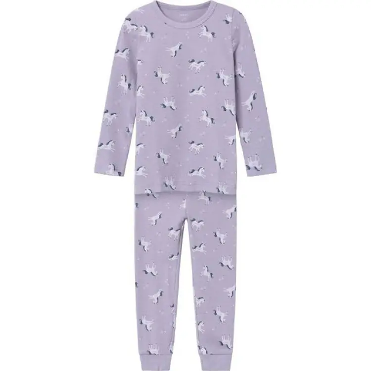 Name It Unicorn Rib Nightset - Lavender Aura (13221101)