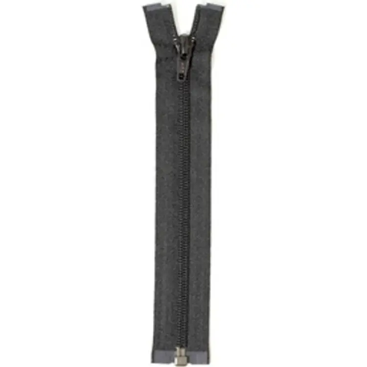 YKK Blixtlås 6 mm Spiral 70 cm DB Svart