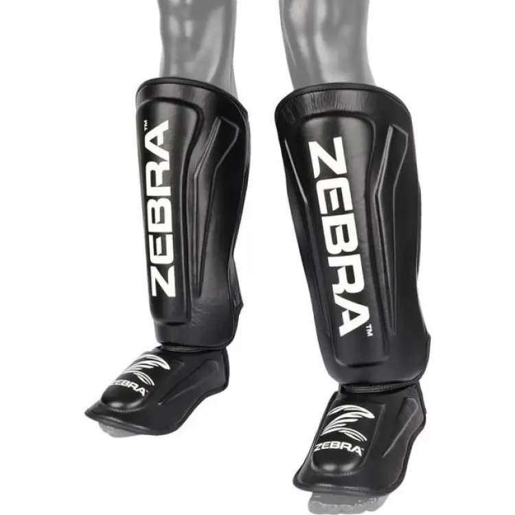Zebra Athletics Pro Benskydd Svart X-Large