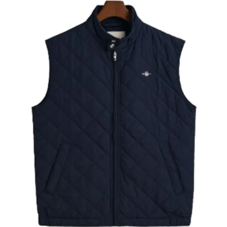 Gant Quilted Windcheater Vest - Evening Blue