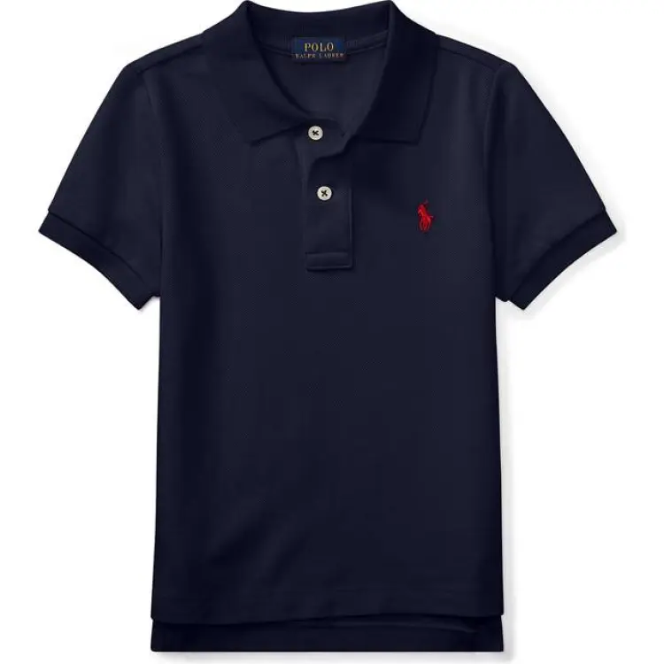 Polo Ralph Lauren Logo Pikétröja Marinblå