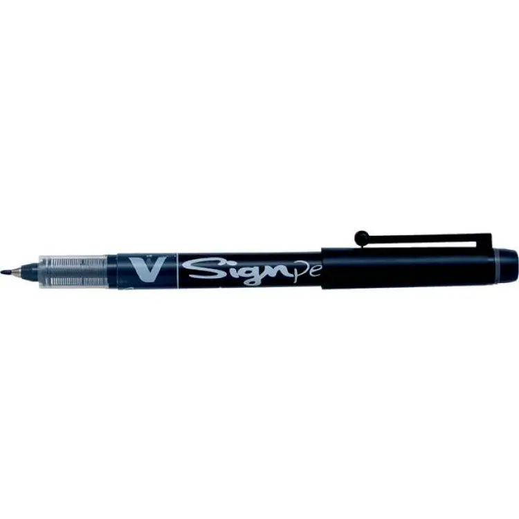 Pilot Fineliner V-Sign Pen Black 2mm Marker Pen