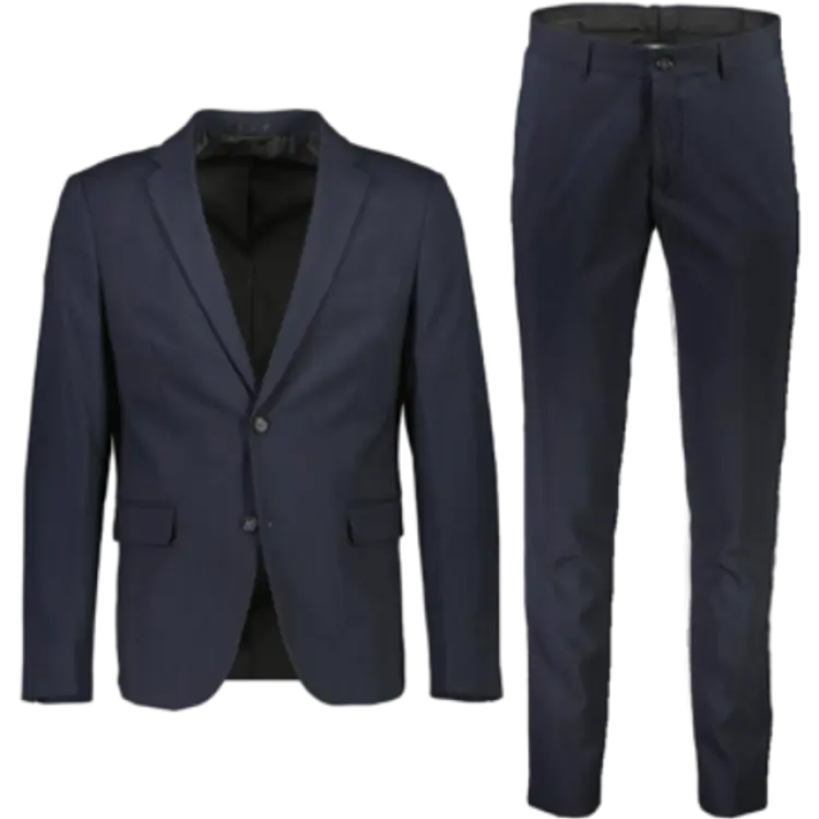 Lindbergh Suit Med Let Stretch Herr Kavajer - Navy