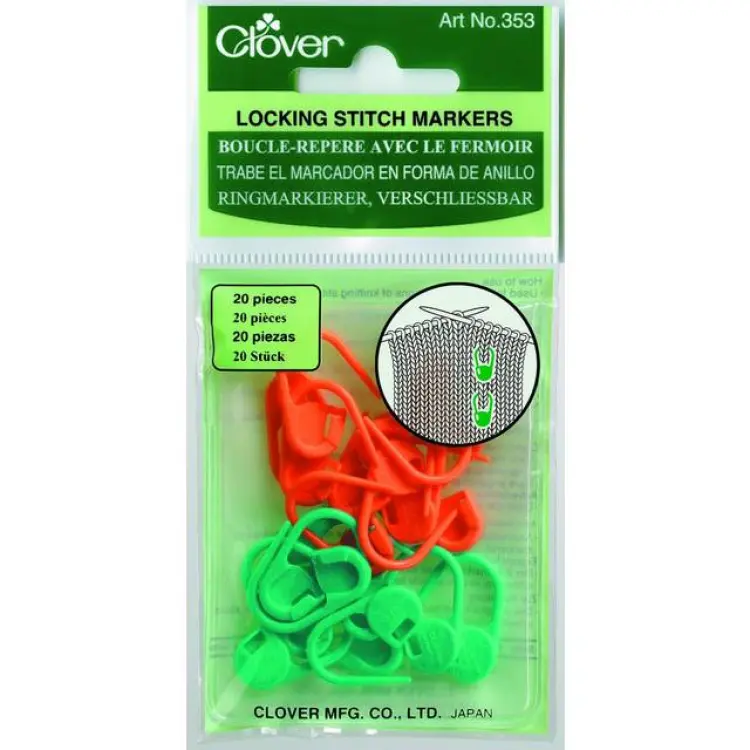 Clover Maskmarkörer 20 st. i grön och orange