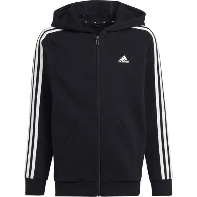adidas Essentials Full Zip Hoodie Munkjacka - Black/White