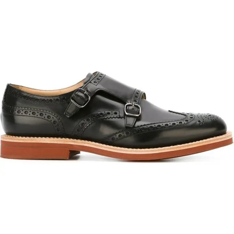 Church's Kelby Monk Shoes Läder Gummi - Svart