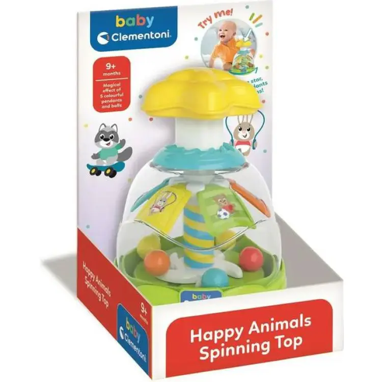 Clementoni Animal Spinny Top