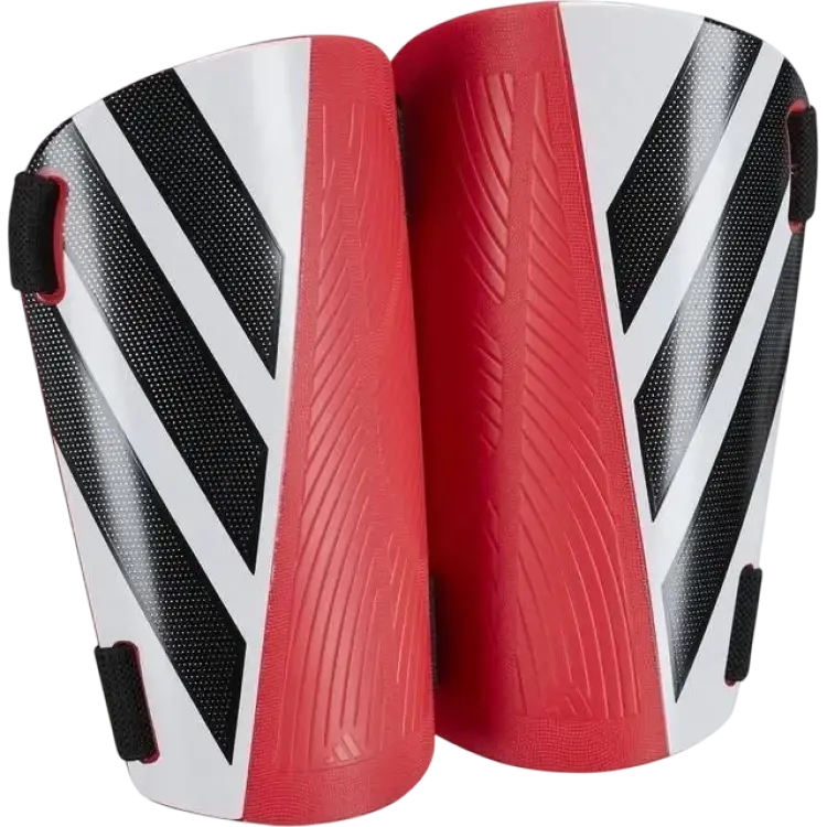 adidas Tiro Training Benskydd S Vit Lucid Red Svart