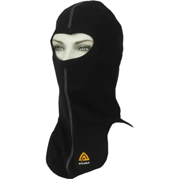 Aclima WarmWool Balaclava Jet Black