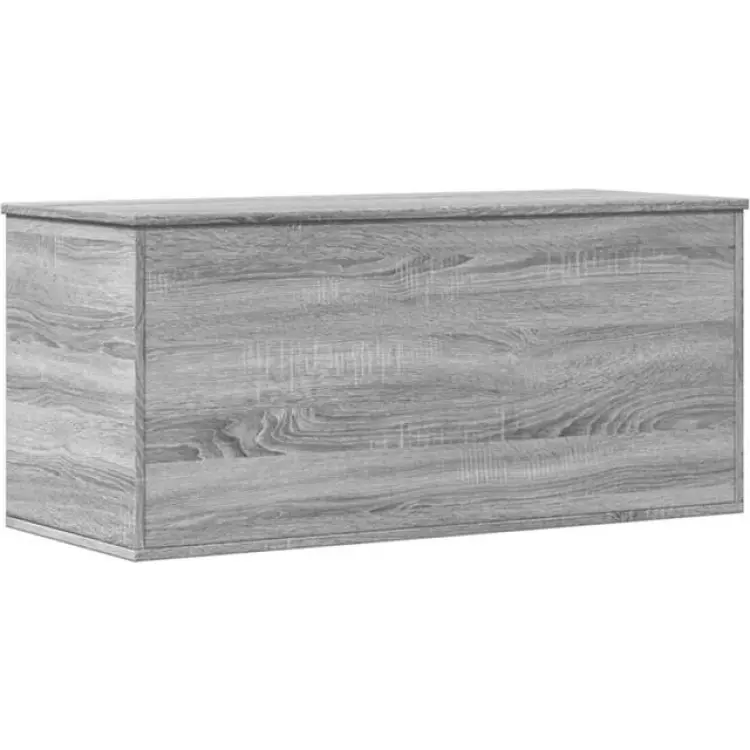 vidaXL Förvaringslåda Grå Sonoma 100 x 42 x 46 cm Konstruerat Trä Kista