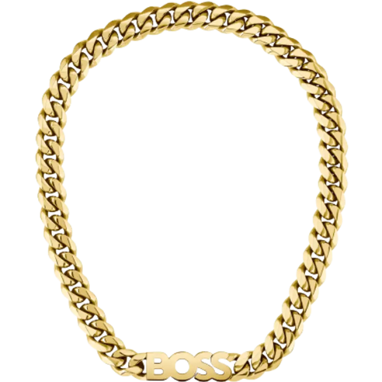 HUGO BOSS Men's Curb Chain - Gold