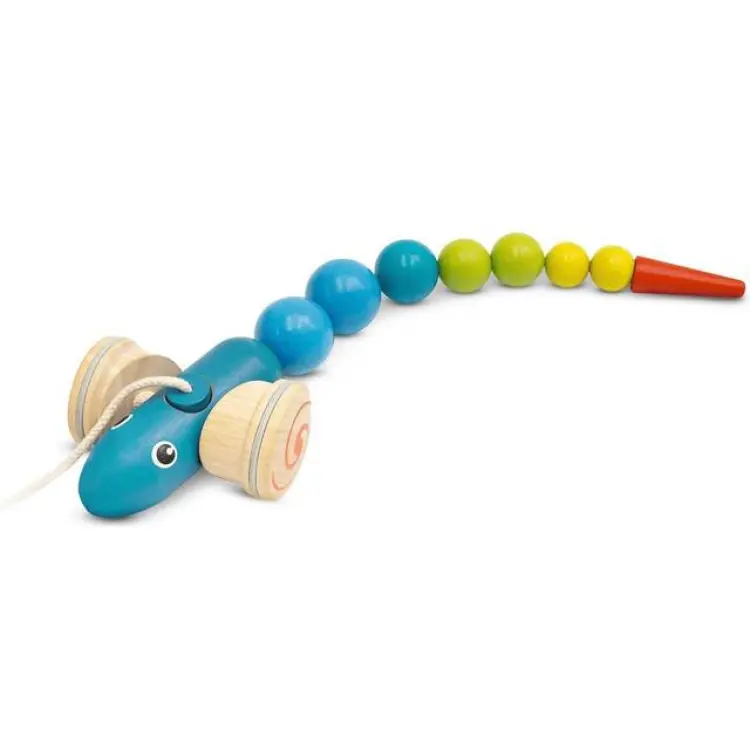 Plantoys PlanToys Dragleksak Orm Regnbågsfärgad