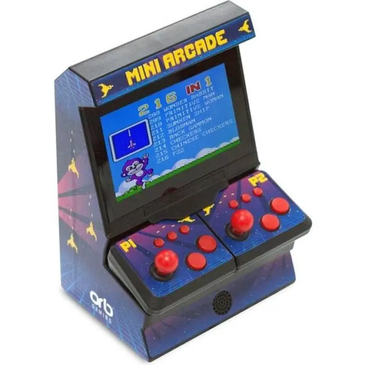ThumbsUp Retro Mini Arcade Machine 2-Player 300 Games - Black