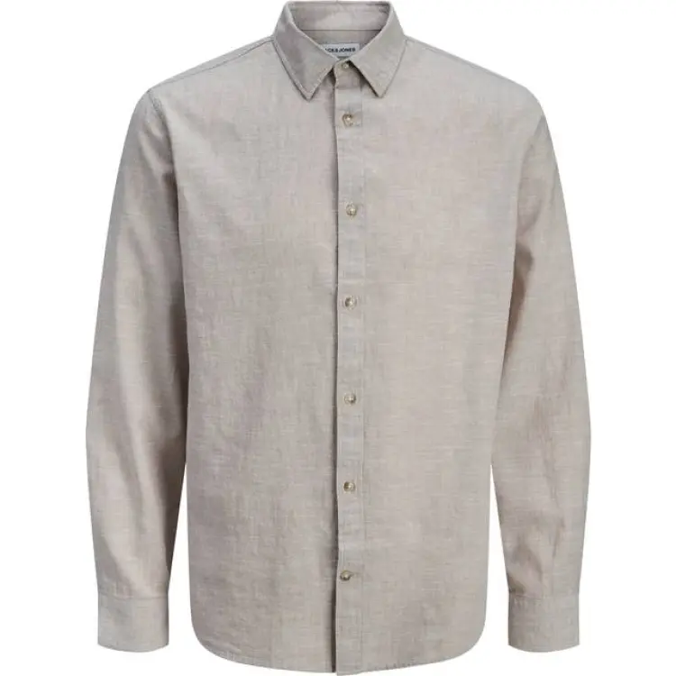 Jack & Jones JJESummer Linen Blend Shirt Långärmade